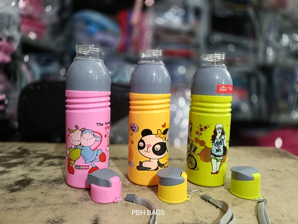 PBH 600ML PLASTIC WATER BOTTLE - 10*5, MIX