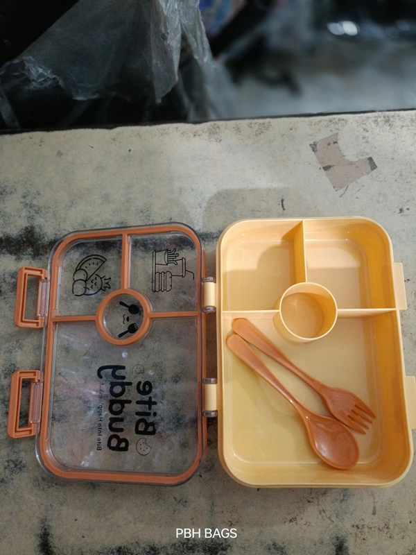 PBH 10-8-4 inches 1 LITERS TIFFIN BOX - 10*8*4, Confetti