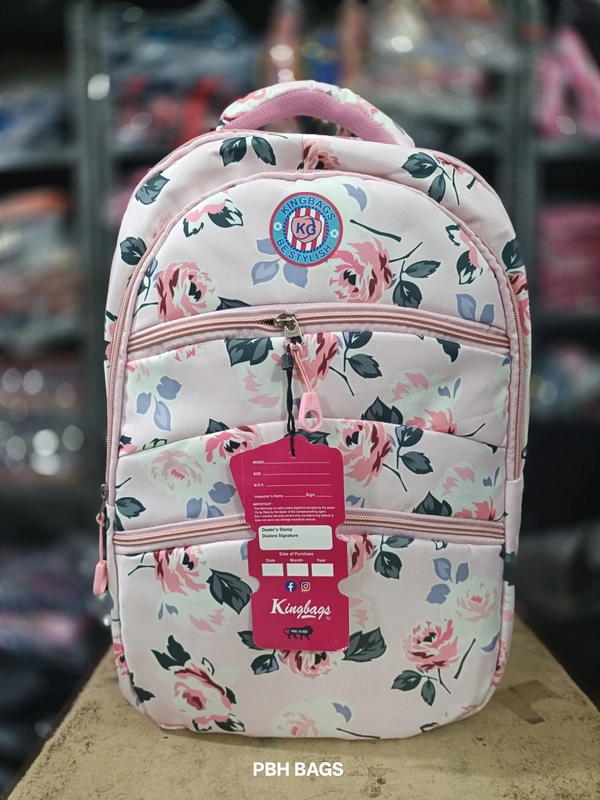 PBH P0163 18*14*6 Print Raincover Backpack - 18*14*6, Bazaar