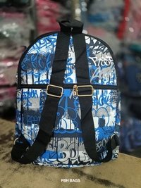 PBH P0195 14*12*5 Print Ladies Backpack - 14*12*5, Kashmir Blue