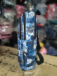 PBH P0195 14*12*5 Print Ladies Backpack - 14*12*5, Kashmir Blue