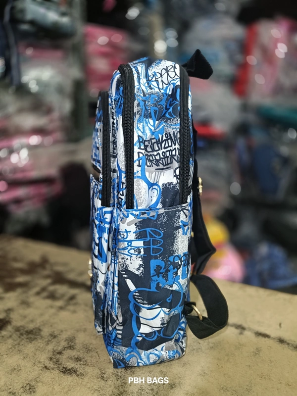 PBH P0195 14*12*5 Print Ladies Backpack - 14*12*5, Kashmir Blue