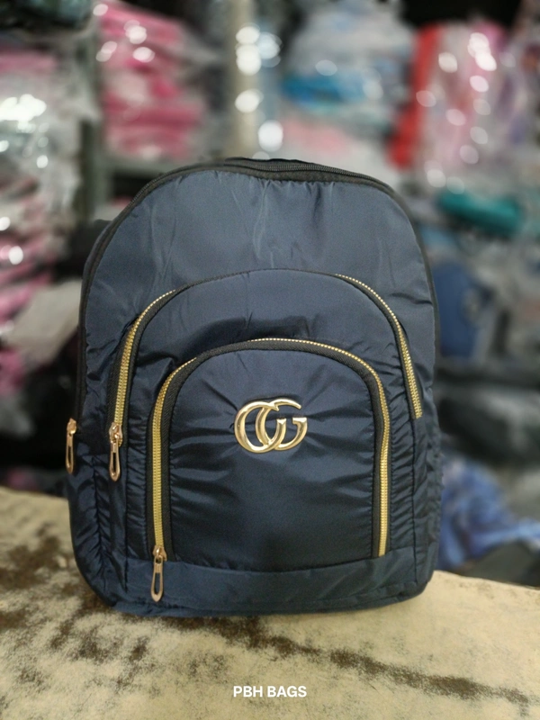 Pbh P049 Ladies Backpack - 12*10*5, Navy Blue