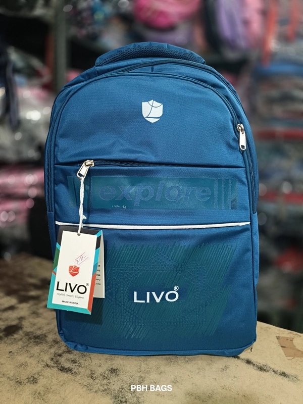 LIVO PBH P0112 18*14*8 LIVO Premium Multipurpose Backpack - Venice Blue, 18*14*6