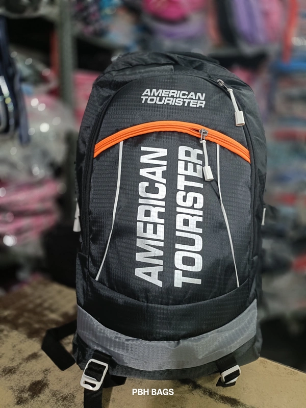 AMERICAN TOURISTER PBH P062 22*14*10 Multiple Zips 25 liters Padded Travel Backpack - 22*14*10, Cinder
