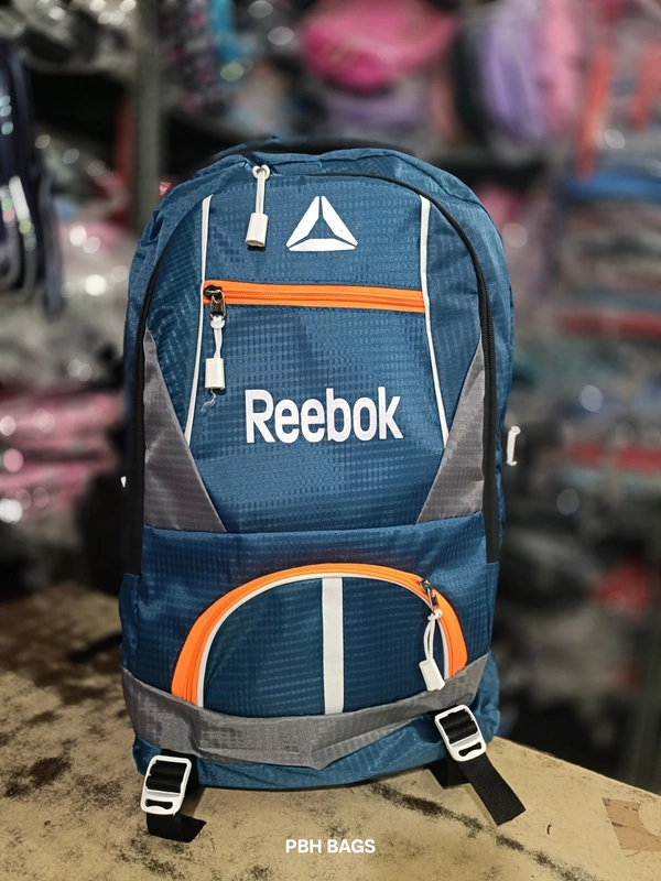 REEBOK PBH P062 22*14*10 Multiple Zips 25 liters Padded Travel Backpack - 22*14*10, Woodsmoke