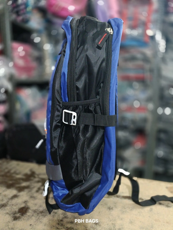 PBH P062 22*14*10 Multiple Zips 25 liters Padded Travel Backpack - 22*14*10, Havelock Blue