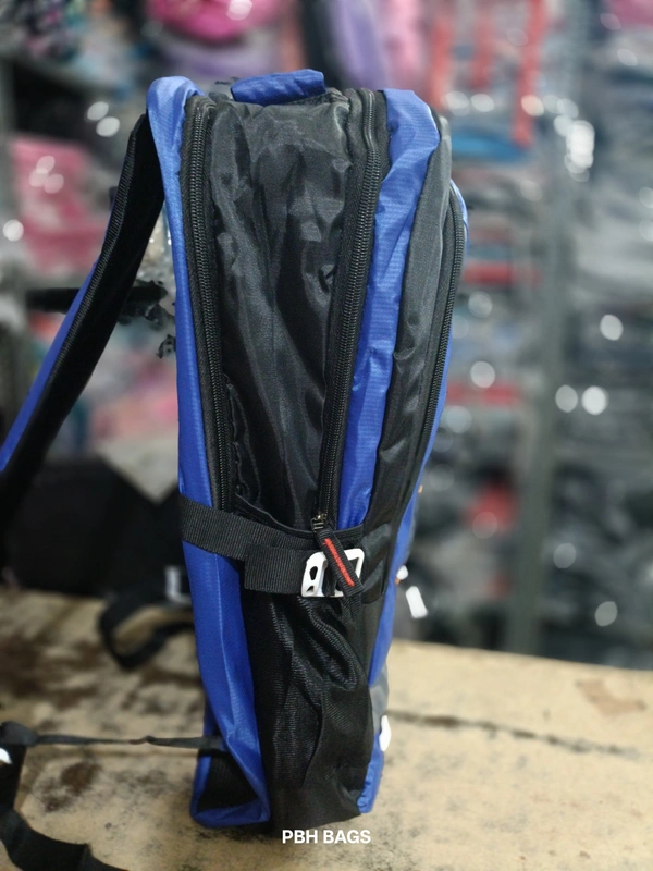 PBH P062 22*14*10 Multiple Zips 25 liters Padded Travel Backpack - 22*14*10, Havelock Blue
