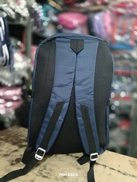 PBH P062 22*14*10 Multiple Zips 25 liters Padded Travel Backpack - 22*14*10, Black Rock