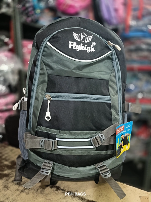 PBH P062 22*14*10 Multiple Zips 25 liters Padded Travel Backpack - 22*14*10, Marshland