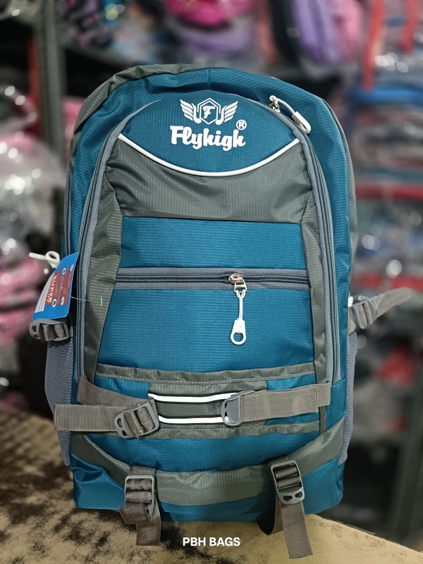 PBH P062 22*14*10 Multiple Zips 25 liters Padded Travel Backpack - 22*14*10, Watercourse