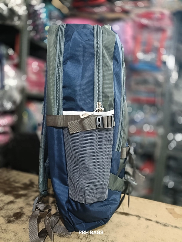PBH P062 22*14*10 Multiple Zips 25 liters Padded Travel Backpack - 22*14*10, Stratos