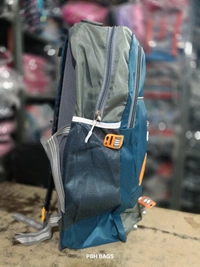 WILDCRAFT PBH P062 22*14*10 Multiple Zips 25 liters Padded Travel Backpack - 22*14*10, Deep Sea Green