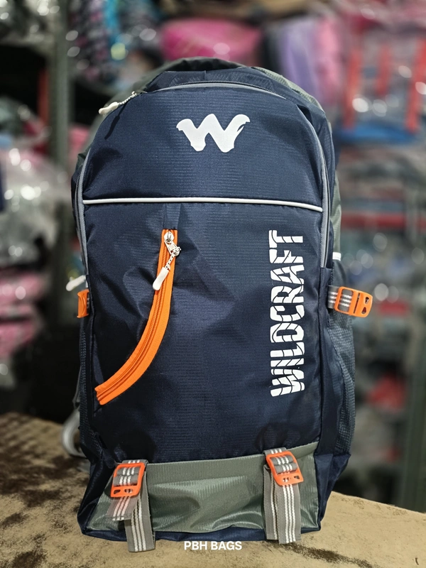 WILDCRAFT PBH P062 22*14*10 Multiple Zips 25 liters Padded Travel Backpack - 22*14*10, Deep Cove