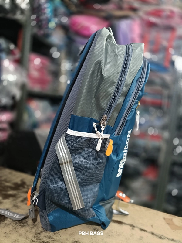 PBH P062 22*14*10 Multiple Zips 25 liters Padded Travel Backpack - 22*14*10, Evening Sea