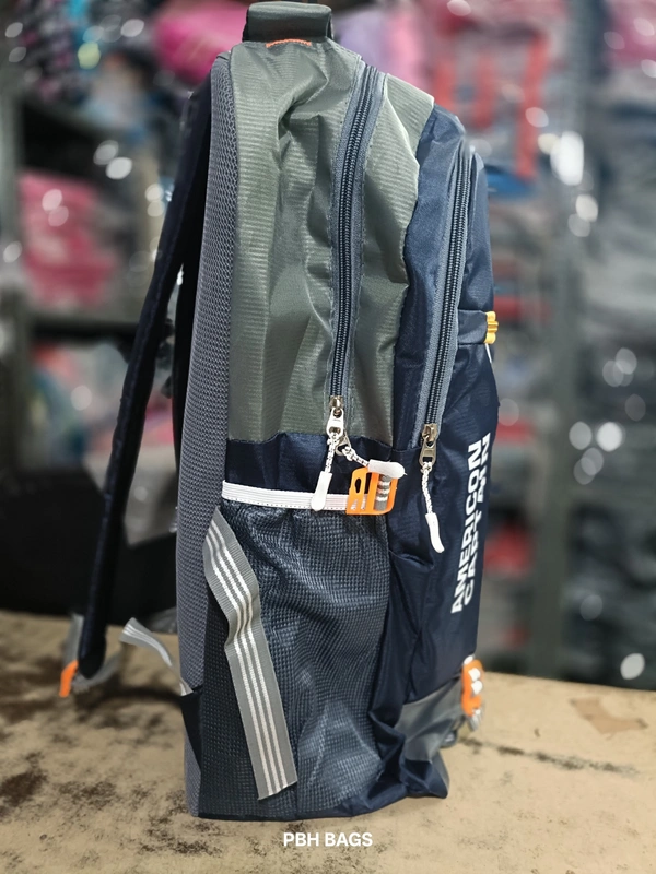 PBH P062 22*14*10 Multiple Zips 25 liters Padded Travel Backpack - 22*14*10, Deep Blue