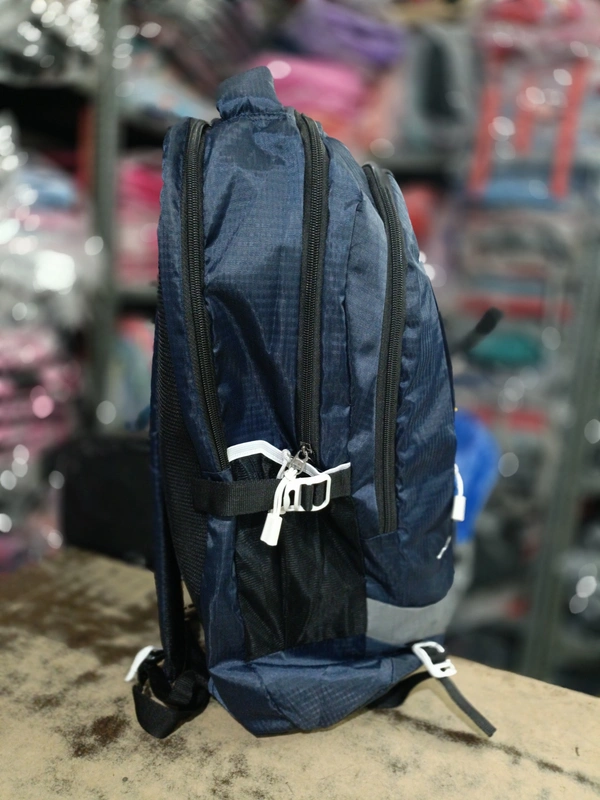 PBH P062 22*14*10 Multiple Zips 25 liters Padded Travel Backpack - 22*14*10, Gulf Blue