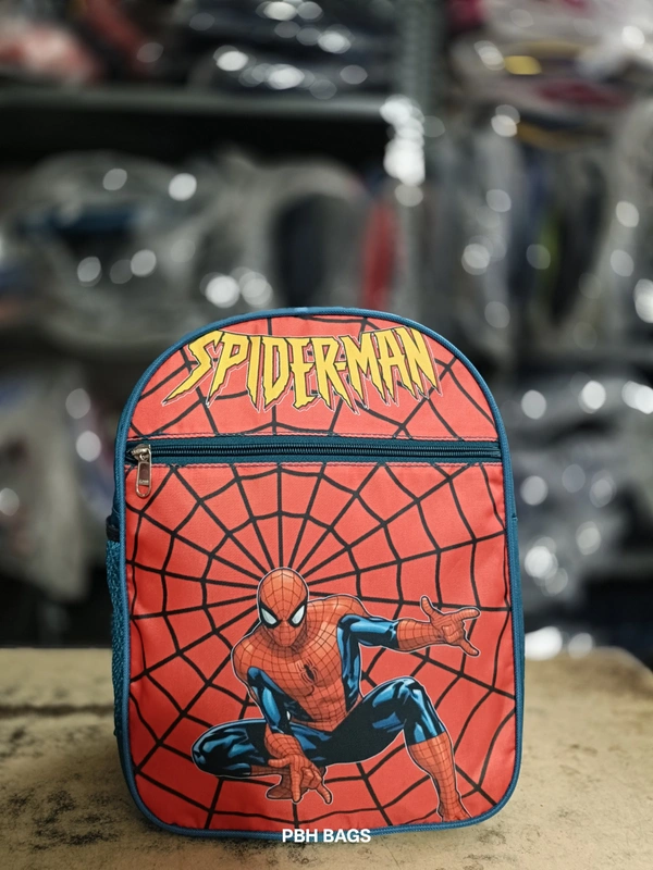 PBH P011 Kids Backpack Nursery/Toddler School Bag | Small Dual-Zip Bag Featuring Ryder & Pups - Venice Blue, 14*12*5