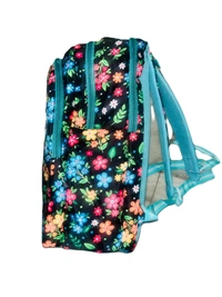 PBH P072 Print 18*14*7 15 liters BACK Mash Laptop Pocket Padded Backpack - 18*14*7, Black