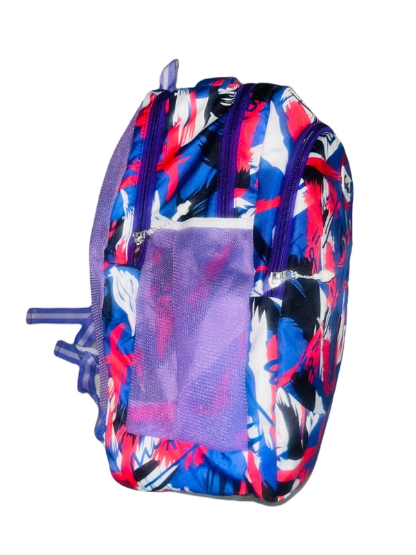 PBH P072 Print 18*14*7 15 liters BACK Mash Laptop Pocket Padded Backpack - 18*14*7, Seance
