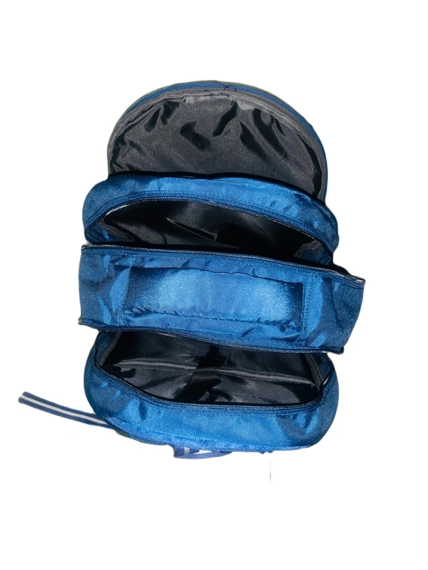 Tommy Hilfigher PBH P073 18*14*7 15 liters BACK Mash Laptop Pocket And Rain Cover Padded Backpack - 18*14*7, Ultramarine