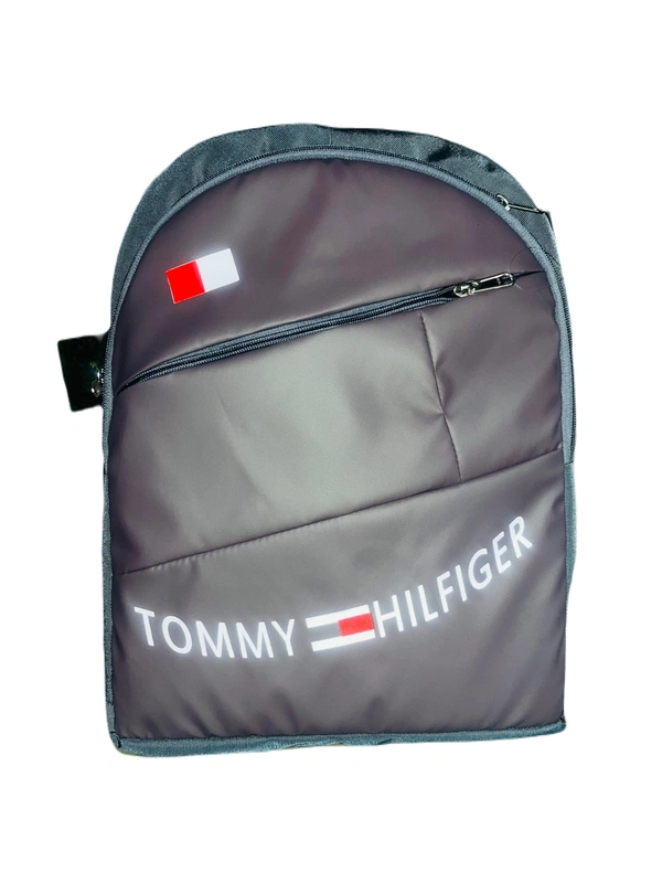 Tommy Hilfigher PBH P073 18*14*7 15 liters BACK Mash Laptop Pocket And Rain Cover Padded Backpack - 18*14*7, Nobel