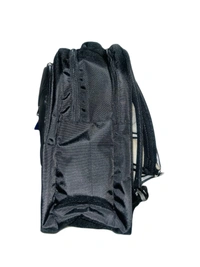 Tommy Hilfigher PBH P073 18*14*7 15 liters BACK Mash Laptop Pocket And Rain Cover Padded Backpack - 18*14*7, Black