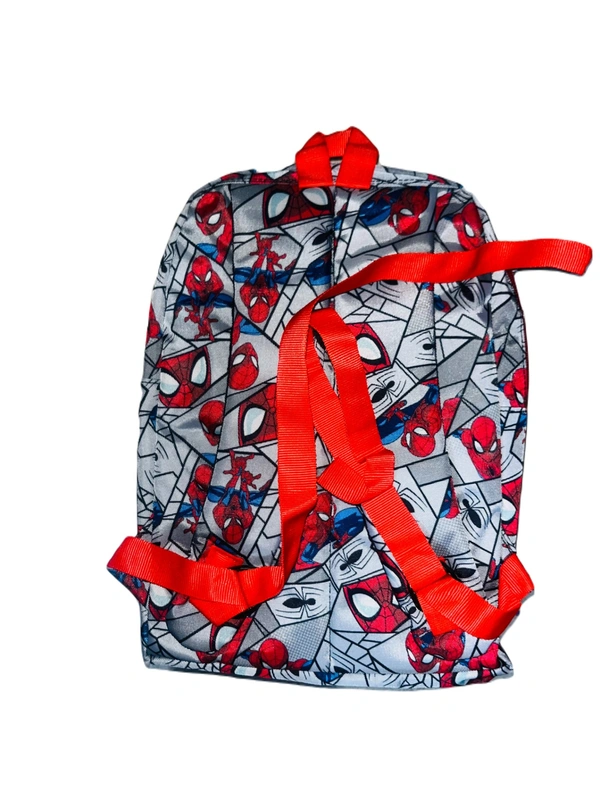 PBH P075 SCHOOL PRINTED BACKPACK - 16*12*6, Suva Gray