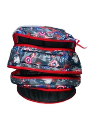 PBH P075 SCHOOL PRINTED BACKPACK - 16*12*6, Black