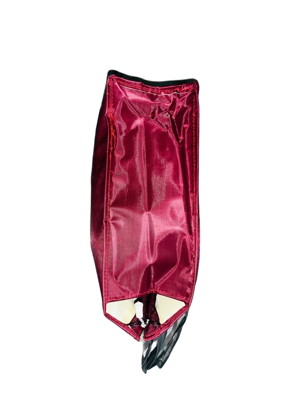 PBH P083 PLAIN POLYSTER SHOPPING BAGS - 14*14*6, Bright Red