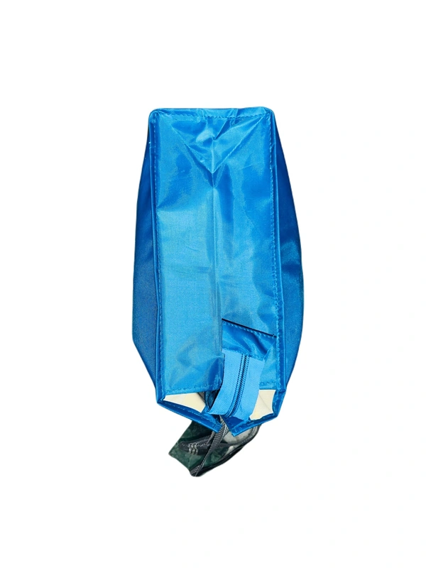 PBH P083 PLAIN POLYSTER SHOPPING BAGS - 14*14*6, Bright Turquoise