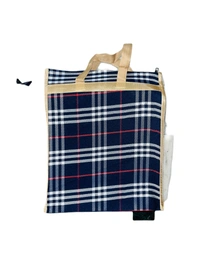 PBH p079 Matty Rubber Shopping Bags - 14*10*3, Ultramarine