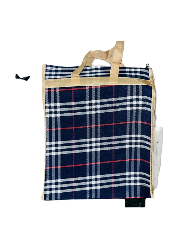 PBH p079 Matty Rubber Shopping Bags - 14*10*3, Ultramarine