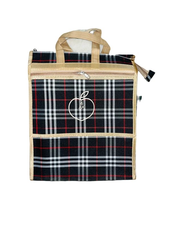 PBH p079 Matty Rubber Shopping Bags - 14*10*3, Dove Gray