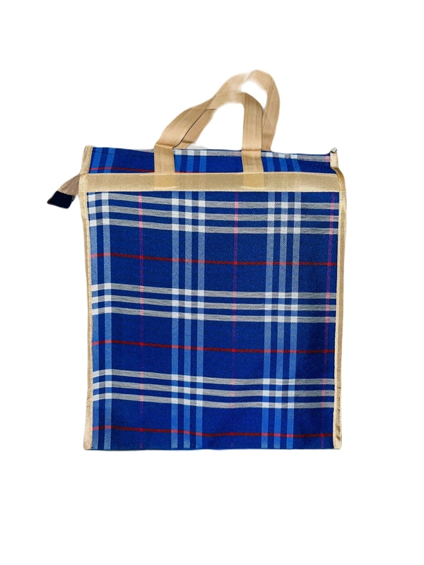 PBH p079 Matty Rubber Shopping Bags - 14*10*3, Blue