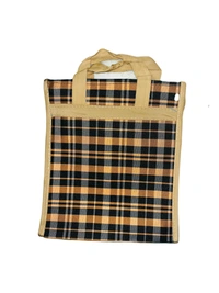 PBH p079 Matty Rubber Shopping Bags - 10*8*2, Gold