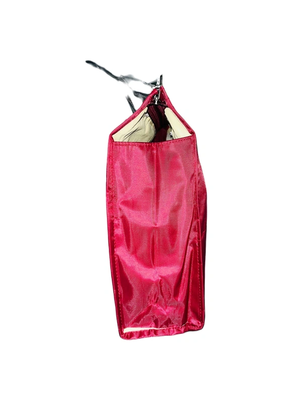 PBH P083 PLAIN POLYSTER SHOPPING BAGS - 18*16*6, Bright Red