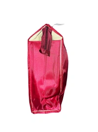 PBH P083 PLAIN POLYSTER SHOPPING BAGS - 18*16*6, Bright Red