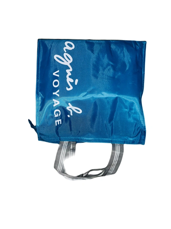 PBH P083 PLAIN POLYSTER SHOPPING BAGS - 18*16*6, Bright Turquoise