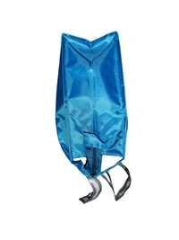 PBH P083 PLAIN POLYSTER SHOPPING BAGS - 18*16*6, Bright Turquoise