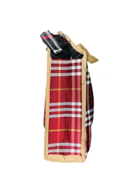 PBH p079 Matty Rubber Shopping Bags - 9*7*2, Red