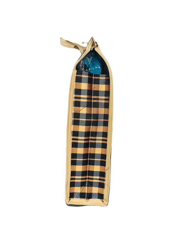 PBH p079 Matty Rubber Shopping Bags - 12*10*2 Inches, Gold