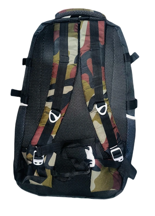 PBH P070 Polyster Fabric 24*16*10 Backpack Suitable For Travel And Tracking - 22*14*10, BLACK AND GREEN