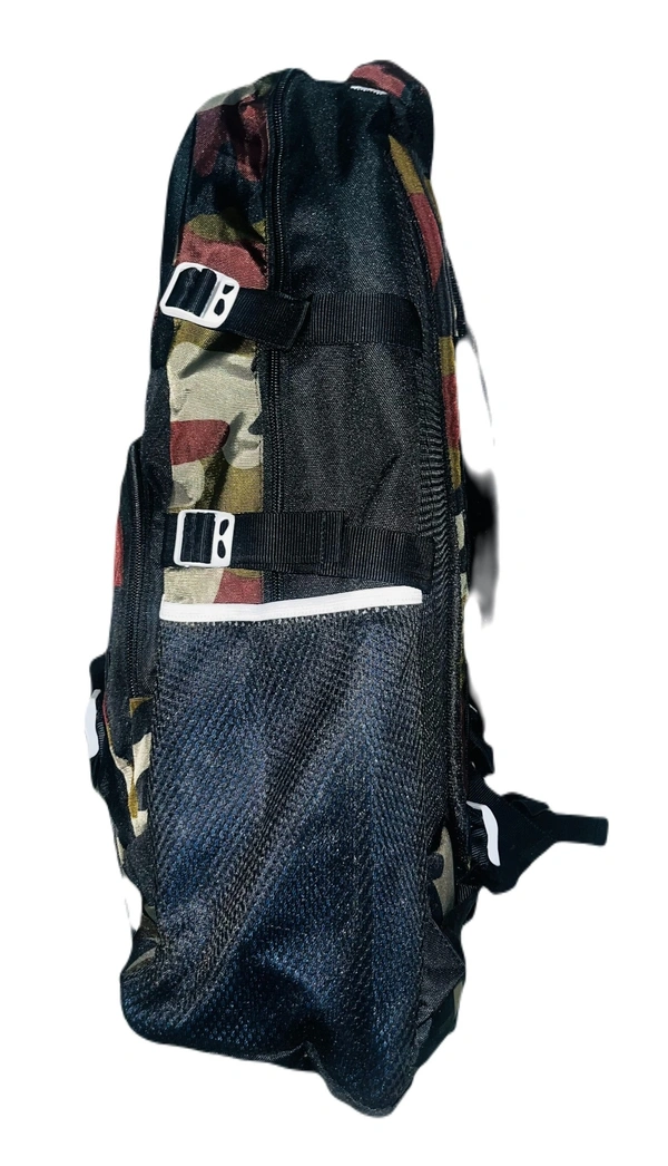 PBH P070 Polyster Fabric 24*16*10 Backpack Suitable For Travel And Tracking - 22*14*10, BLACK AND GREEN