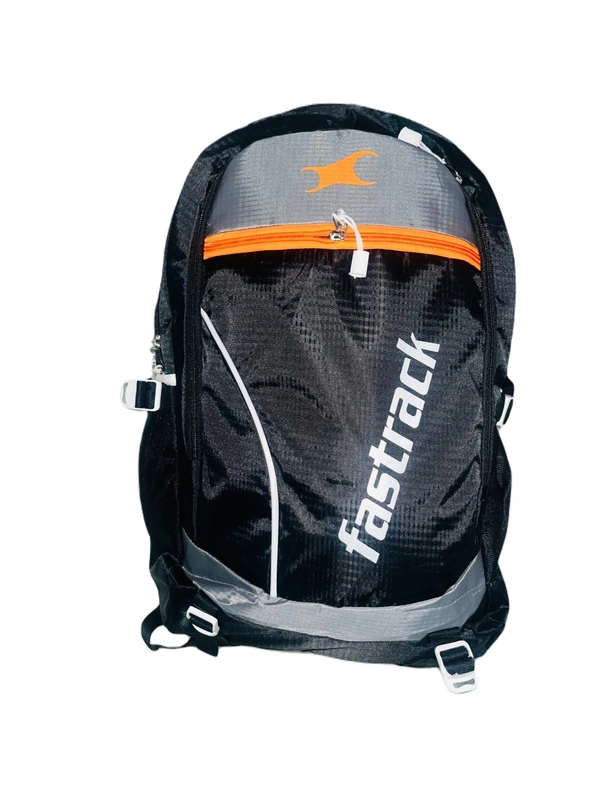 FASTRACK PBH P061 22*14*10 Multiple Zips 25 liters Padded Travel Backpack - 24*14*10, Black