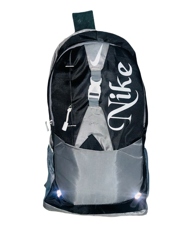 NIKE PBH P062 22*14*10 Multiple Zips 25 liters Padded Travel Backpack - 22*14*10, Dove Gray