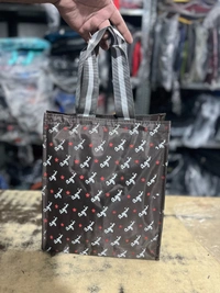 PBH P033 14*12*4 LUNCH BAG - Chocolate, 14*12*4