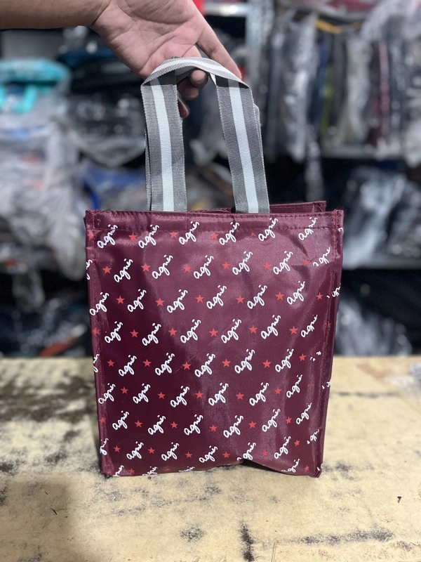 PBH P033 14*12*4 LUNCH BAG - Mahogany, 14*12*4