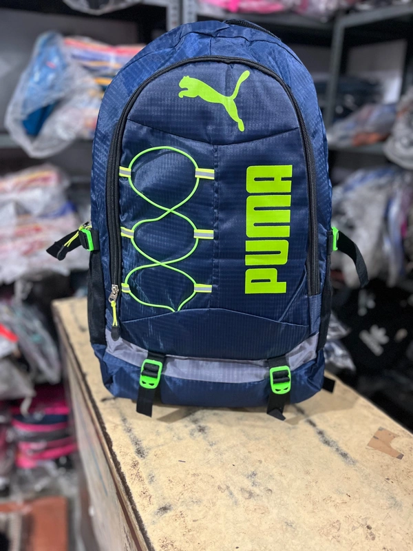 PUMA PBH P062 22*14*10 Multiple Zips 25 liters PUMA Padded Travel Backpack - Bahama Blue, 22*16*8