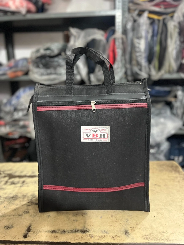 PBH P073 BATA compact, reusable lunch bag designed for portability and daily use - Black, 12*10*4